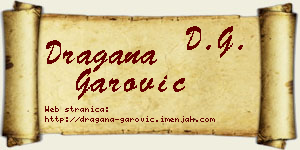 Dragana Garović vizit kartica